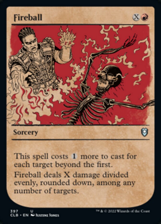 Fireball (Showcase) [Commander Legends: Battle for Baldur's Gate] - Magic: The Gathering - Card Brawlers | Quebec | Canada |