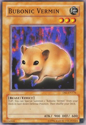 Bubonic Vermin [DB1-EN176] Common - Yu-Gi-Oh! - Card Brawlers | Quebec | Canada |