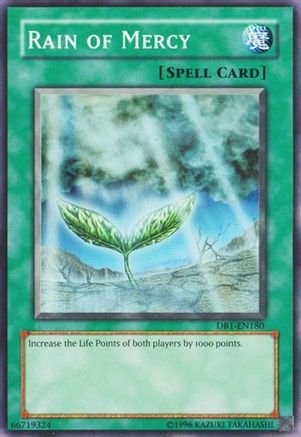 Rain of Mercy [DB1-EN180] Common - Yu-Gi-Oh! - Card Brawlers | Quebec | Canada |