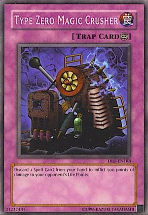 Type Zero Magic Crusher [DB1-EN188] Common - Yu-Gi-Oh! - Card Brawlers | Quebec | Canada |