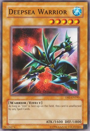 Deepsea Warrior [DB1-EN193] Common - Yu-Gi-Oh! - Card Brawlers | Quebec | Canada |