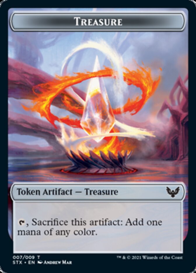 Treasure Token [Strixhaven: School of Mages Tokens] - Magic: The Gathering - Card Brawlers | Quebec | Canada |