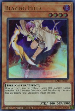 Blazing Hiita [LART-EN034] Common - Yu-Gi-Oh! - Card Brawlers | Quebec | Canada |