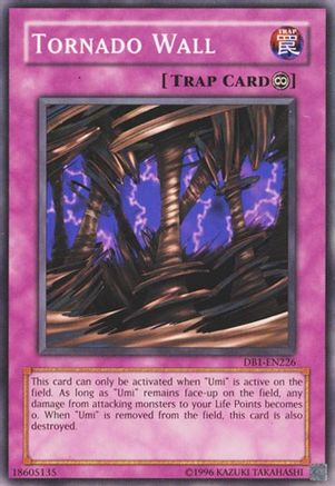Tornado Wall [DB1-EN226] Common - Yu-Gi-Oh! - Card Brawlers | Quebec | Canada |
