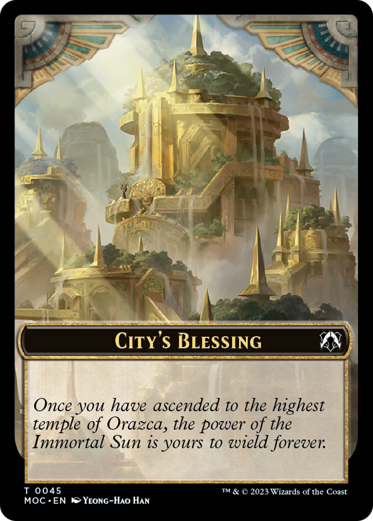 Butterfly // City's Blessing Double-Sided Token [March of the Machine Commander Tokens] - Magic: The Gathering - Card Brawlers | Quebec | Canada |