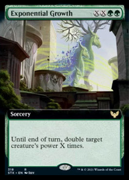 Exponential Growth (Extended Art) [Strixhaven: School of Mages] - Magic: The Gathering - Card Brawlers | Quebec | Canada |