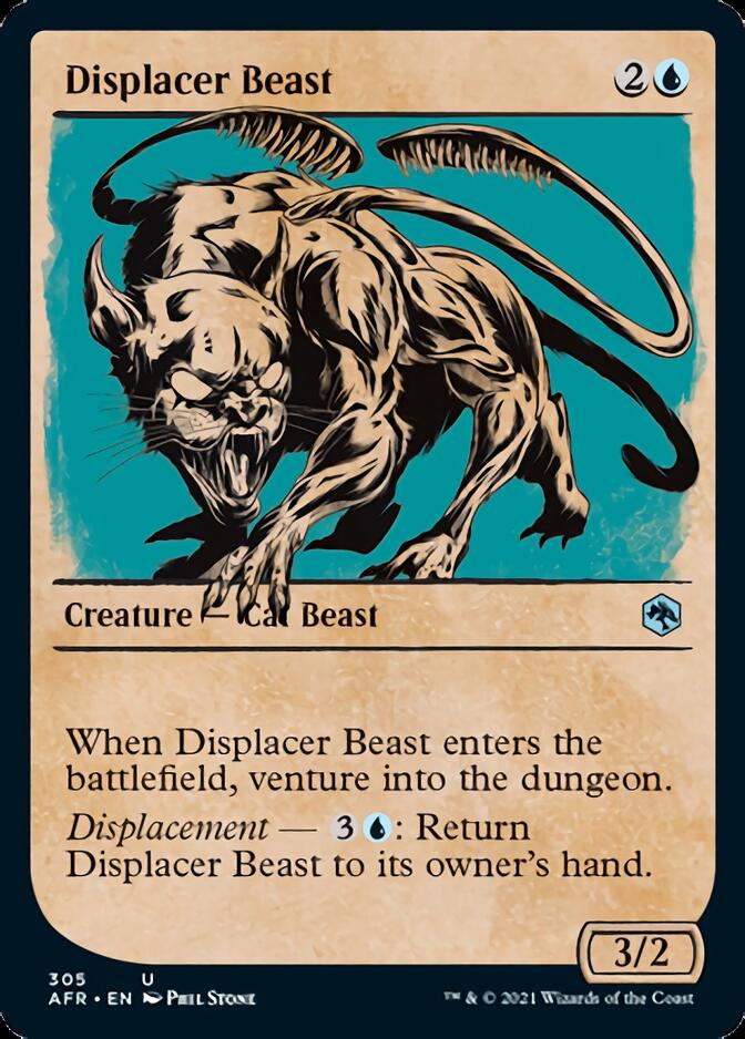 Displacer Beast (Showcase) [Dungeons & Dragons: Adventures in the Forgotten Realms] - Magic: The Gathering - Card Brawlers | Quebec | Canada |