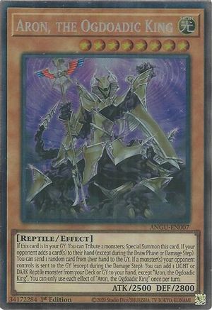 Aron, the Ogdoadic King (Collector's Rare) [ANGU-EN007] Collector's Rare - Yu-Gi-Oh! - Card Brawlers | Quebec | Canada |