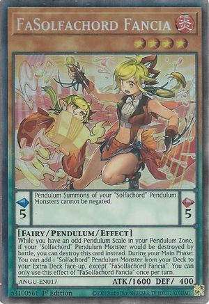 FaSolfachord Fancia (Collector's Rare) [ANGU-EN017] Collector's Rare - Yu-Gi-Oh! - Card Brawlers | Quebec | Canada |