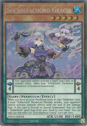 SolSolfachord Gracia (Collector's Rare) [ANGU-EN018] Collector's Rare - Yu-Gi-Oh! - Card Brawlers | Quebec | Canada |