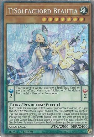 TiSolfachord Beautia (Collector's Rare) [ANGU-EN020] Collector's Rare - Yu-Gi-Oh! - Card Brawlers | Quebec | Canada |