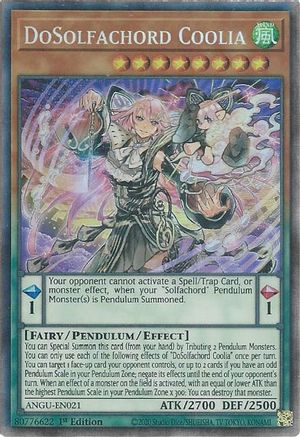 DoSolfachord Coolia (Collector's Rare) [ANGU-EN021] Collector's Rare - Yu-Gi-Oh! - Card Brawlers | Quebec | Canada |