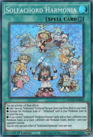 Solfachord Harmonia (Super Rare) [ANGU-EN024] Super Rare - Yu-Gi-Oh! - Card Brawlers | Quebec | Canada |