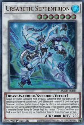 Ursarctic Septentrion (Ultra Rare) [ANGU-EN034] Ultra Rare - Yu-Gi-Oh! - Card Brawlers | Quebec | Canada |