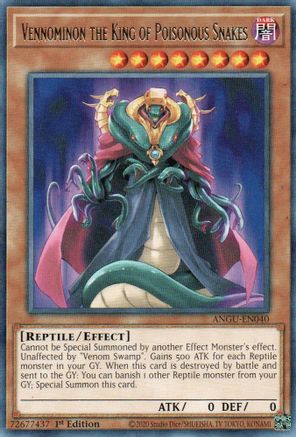 Vennominon the King of Poisonous Snakes (Rare) [ANGU-EN040] Rare - Yu-Gi-Oh! - Card Brawlers | Quebec | Canada |