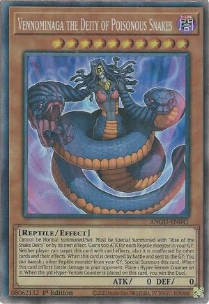Vennominaga the Deity of Poisonous Snakes (Collector's Rare) [ANGU-EN041] Collector's Rare - Yu-Gi-Oh! - Card Brawlers | Quebec | Canada |
