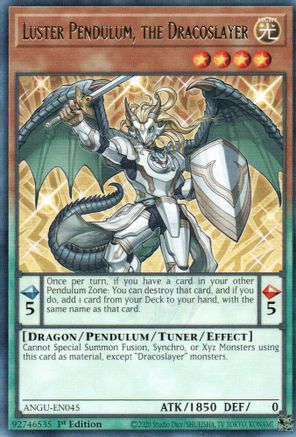 Luster Pendulum, the Dracoslayer (Rare) [ANGU-EN045] Rare - Yu-Gi-Oh! - Card Brawlers | Quebec | Canada |