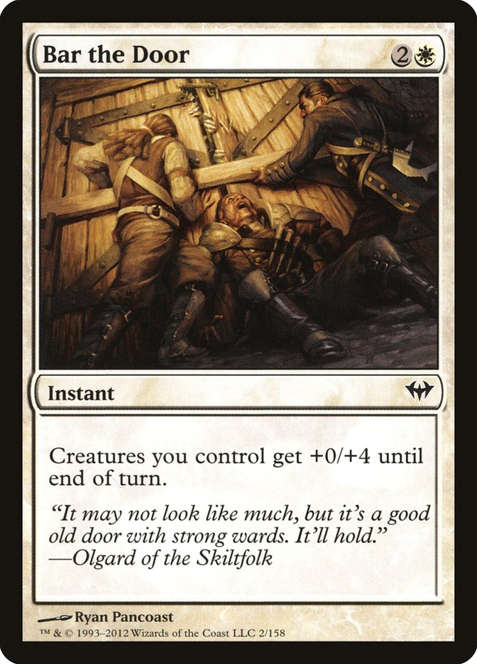 Bar the Door [Dark Ascension] - Magic: The Gathering - Card Brawlers | Quebec | Canada |