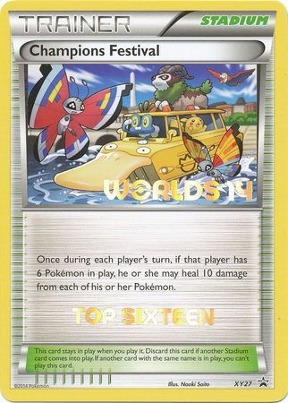 Champions Festival (XY27) (2014 Top Sixteen) [XY: Black Star Promos] - Pokémon - Card Brawlers | Quebec | Canada |