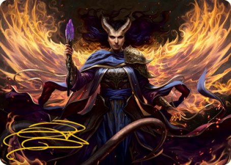 Farideh, Devil's Chosen Art Card (Gold-Stamped Signature) [Dungeons & Dragons: Adventures in the Forgotten Realms Art Series] - Magic: The Gathering - Card Brawlers | Quebec | Canada |