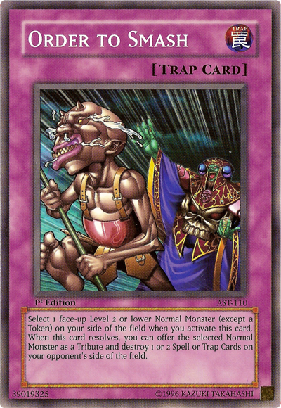 Order to Smash [AST-110] Common - Yu-Gi-Oh! - Card Brawlers | Quebec | Canada |