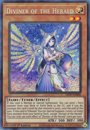 Diviner of the Herald [LIOV-EN000] Secret Rare - Yu-Gi-Oh! - Card Brawlers | Quebec | Canada |
