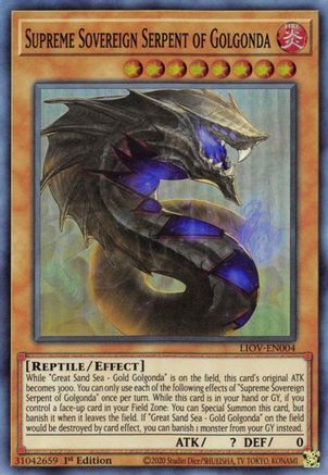 Supreme Sovereign Serpent of Golgonda [LIOV-EN004] Super Rare - Yu-Gi-Oh! - Card Brawlers | Quebec | Canada |