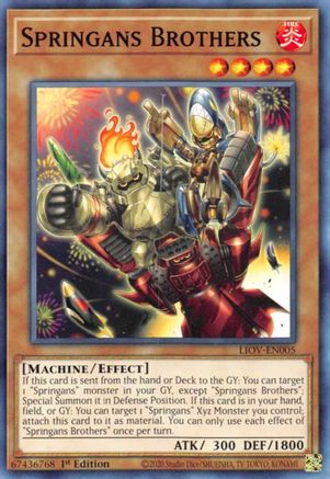 Springans Brothers [LIOV-EN005] Common - Yu-Gi-Oh! - Card Brawlers | Quebec | Canada |