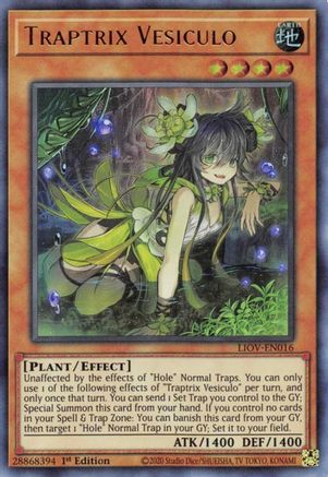 Traptrix Vesiculo [LIOV-EN016] Ultra Rare - Yu-Gi-Oh! - Card Brawlers | Quebec | Canada |