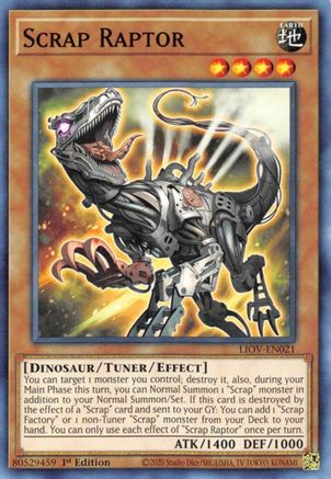 Scrap Raptor [LIOV-EN021] Common - Yu-Gi-Oh! - Card Brawlers | Quebec | Canada |