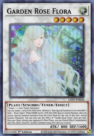 Garden Rose Flora [LIOV-EN036] Super Rare - Yu-Gi-Oh! - Card Brawlers | Quebec | Canada |