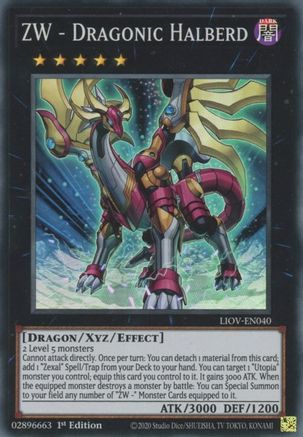 ZW - Dragonic Halberd [LIOV-EN040] Super Rare - Yu-Gi-Oh! - Card Brawlers | Quebec | Canada |