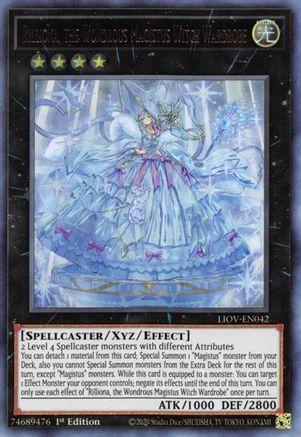 Rilliona, the Wondrous Magistus Witch Wardrobe [LIOV-EN042] Ultra Rare - Yu-Gi-Oh! - Card Brawlers | Quebec | Canada |