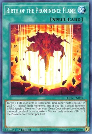 Birth of the Prominence Flame [LIOV-EN063] Common - Yu-Gi-Oh! - Card Brawlers | Quebec | Canada |
