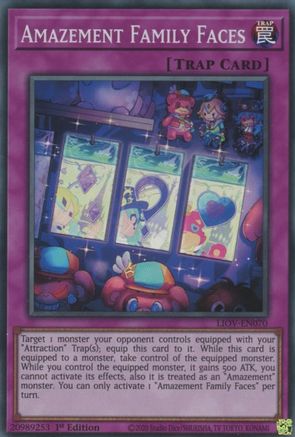 Amazement Family Faces [LIOV-EN070] Super Rare - Yu-Gi-Oh! - Card Brawlers | Quebec | Canada |