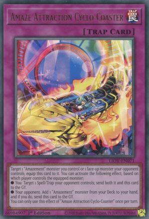 Amaze Attraction Cyclo-Coaster [LIOV-EN071] Ultra Rare - Yu-Gi-Oh! - Card Brawlers | Quebec | Canada |