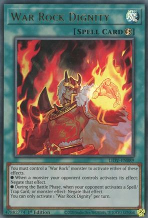 War Rock Dignity [LIOV-EN089] Ultra Rare - Yu-Gi-Oh! - Card Brawlers | Quebec | Canada |