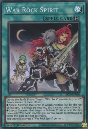 War Rock Spirit [LIOV-EN090] Super Rare - Yu-Gi-Oh! - Card Brawlers | Quebec | Canada |