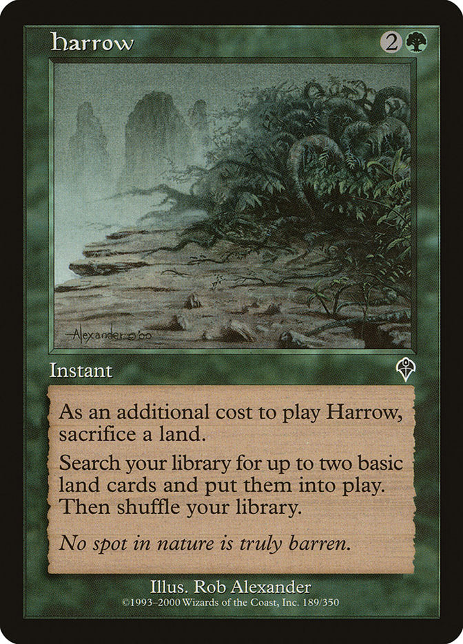 Harrow [Invasion] - Magic: The Gathering - Card Brawlers | Quebec | Canada |
