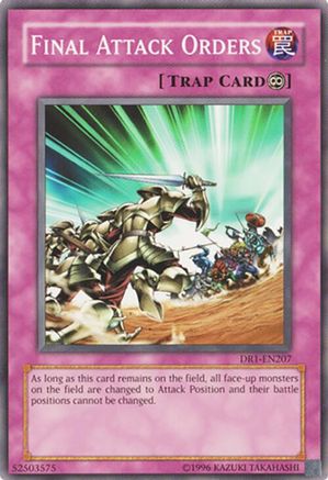 Final Attack Orders (DR1-EN207) Common / Short Print