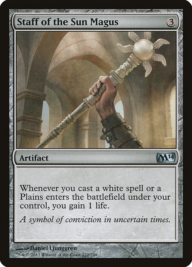 Staff of the Sun Magus [Magic 2014] - Magic: The Gathering - Card Brawlers | Quebec | Canada |