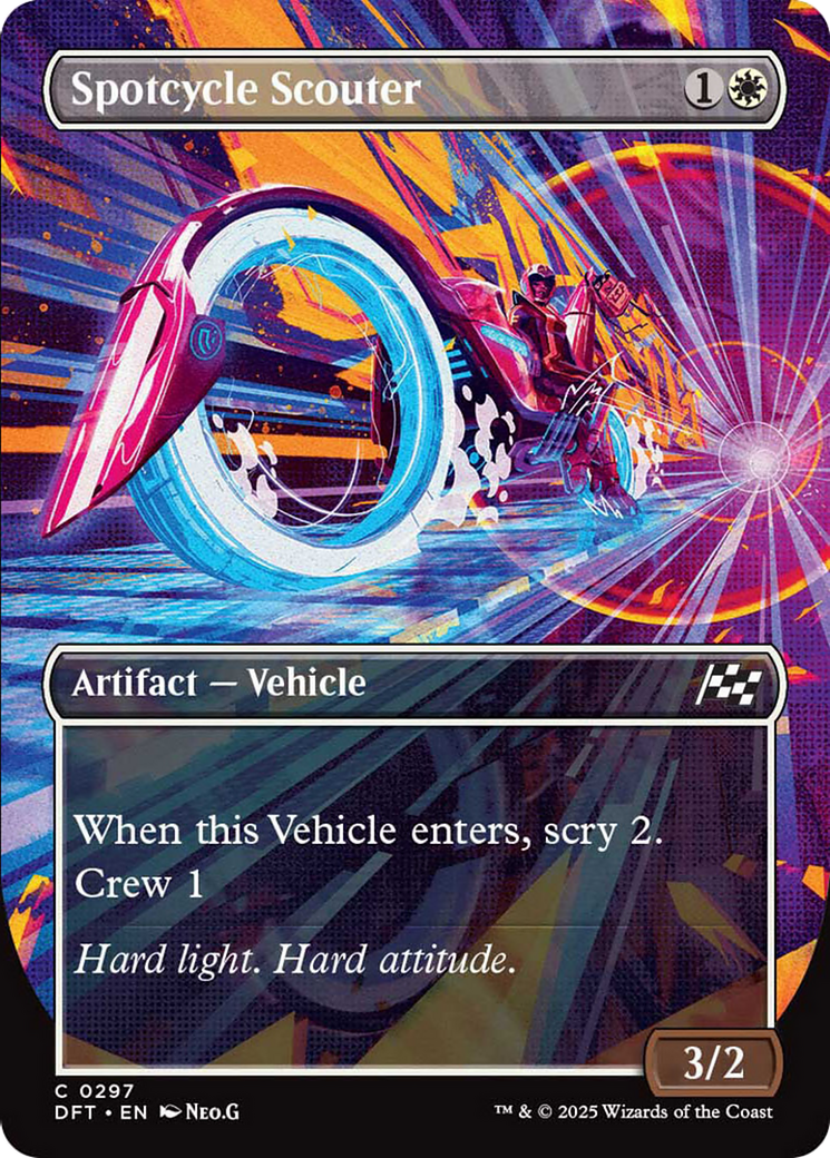 Spotcycle Scouter (Borderless) [Aetherdrift] - Magic: The Gathering - Card Brawlers | Quebec | Canada |