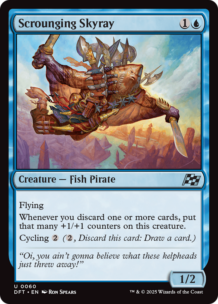 Scrounging Skyray [Aetherdrift] - Magic: The Gathering - Card Brawlers | Quebec | Canada |