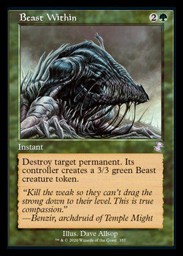 Beast Within (Timeshifted) [Time Spiral Remastered] - Magic: The Gathering - Card Brawlers | Quebec | Canada |