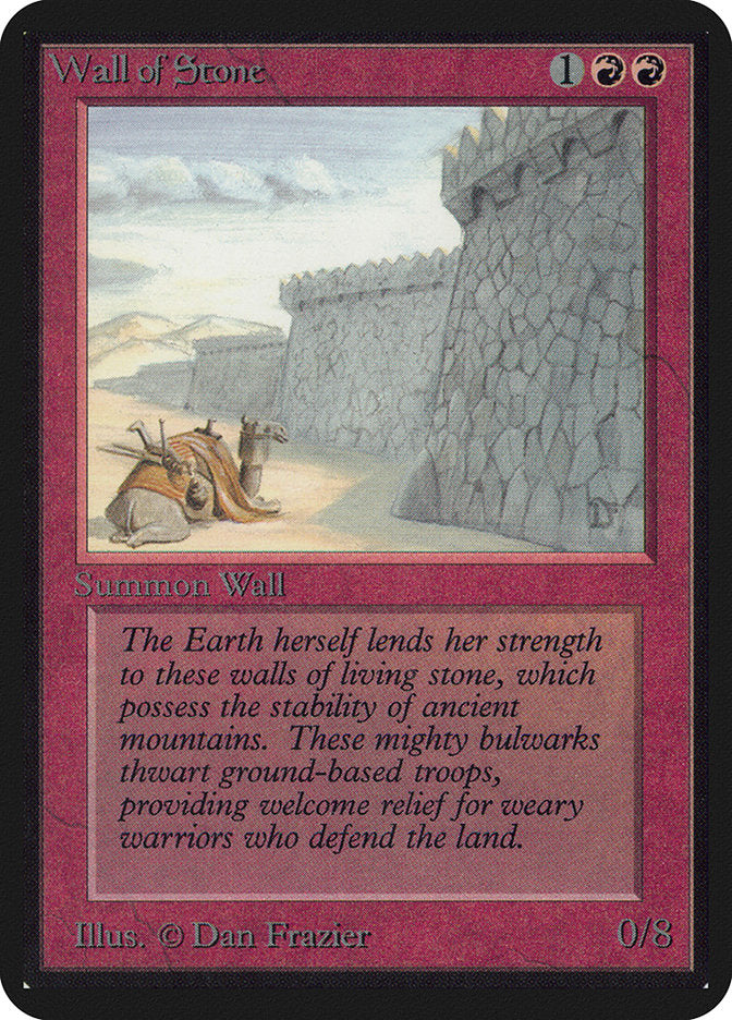 Wall of Stone [Alpha Edition] - Magic: The Gathering - Card Brawlers | Quebec | Canada |