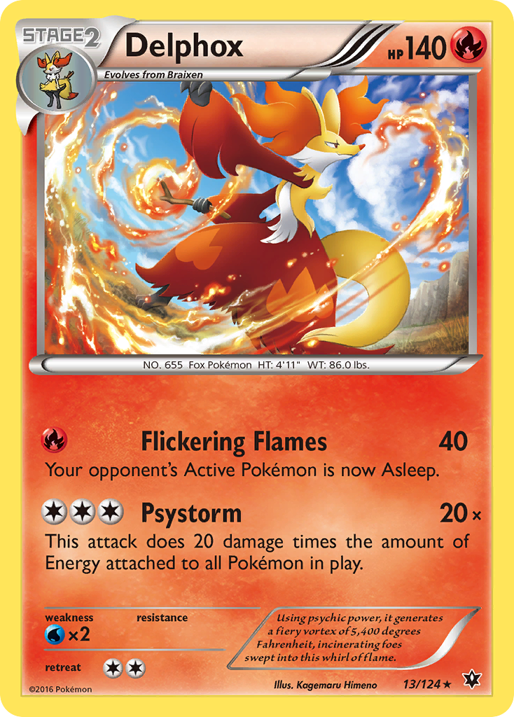Delphox (13/124) [XY: Fates Collide] - Pokémon - Card Brawlers | Quebec | Canada |