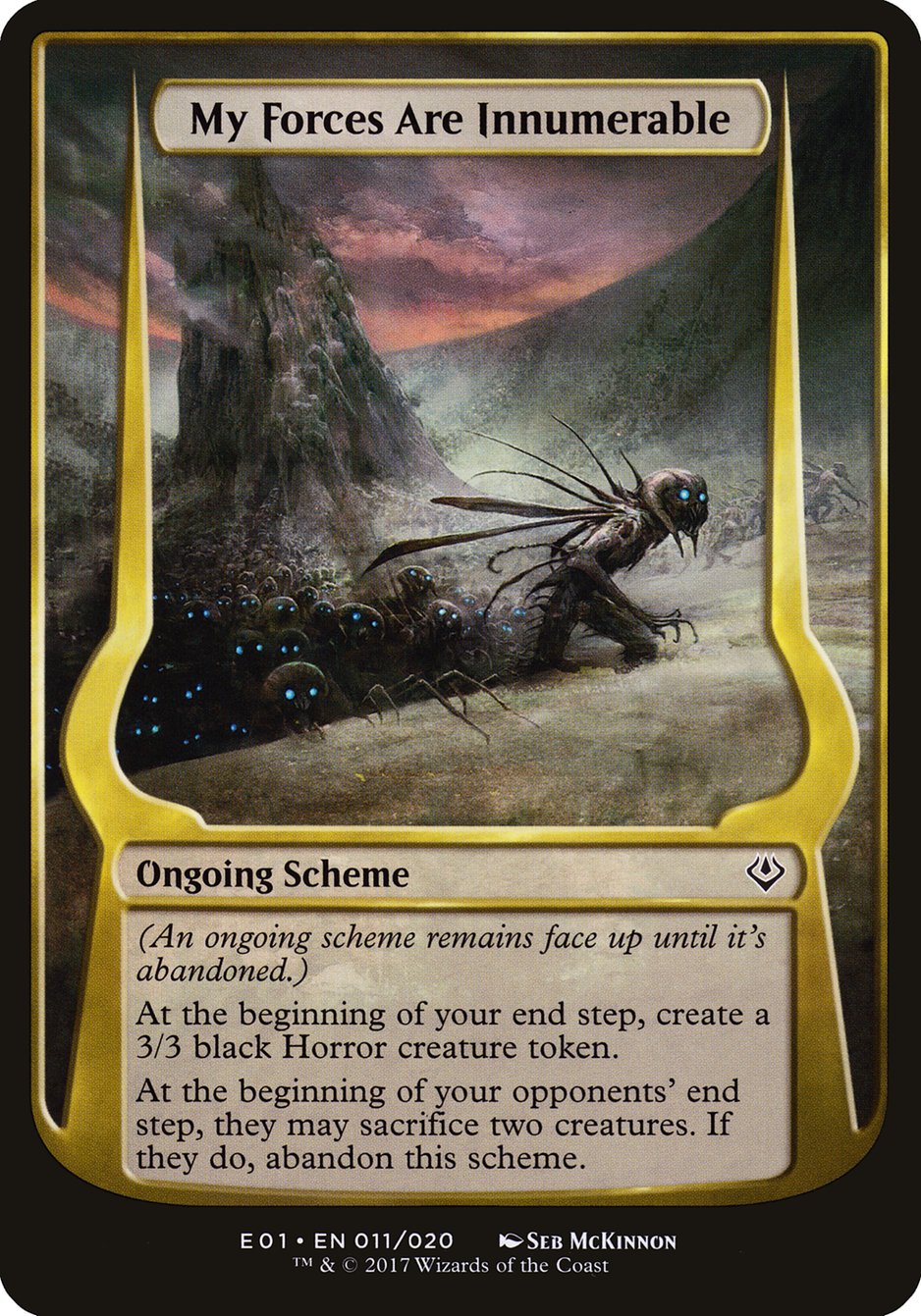 My Forces Are Innumerable (Schemes) [Archenemy: Nicol Bolas Schemes] - Magic: The Gathering - Card Brawlers | Quebec | Canada |