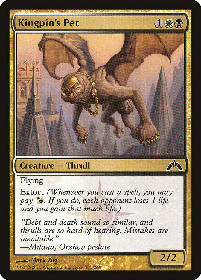 Kingpin's Pet [Gatecrash] - Magic: The Gathering - Card Brawlers | Quebec | Canada |