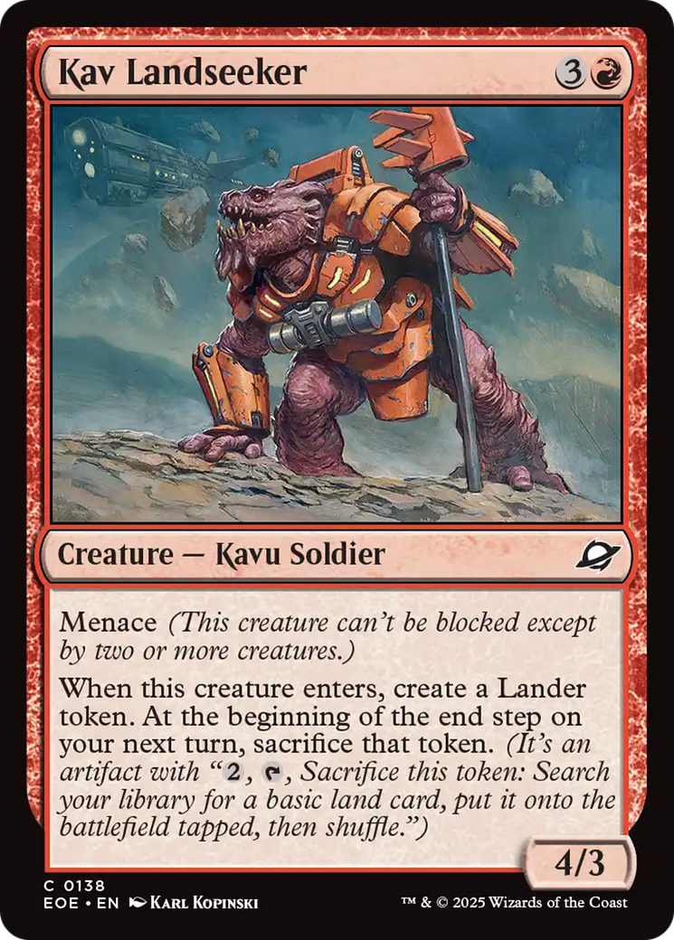 Kav Landseeker [Edge of Eternities] - Magic: The Gathering - Card Brawlers | Quebec | Canada |