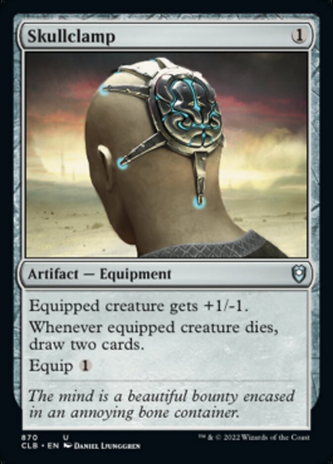 Skullclamp [Commander Legends: Battle for Baldur's Gate] - Magic: The Gathering - Card Brawlers | Quebec | Canada |